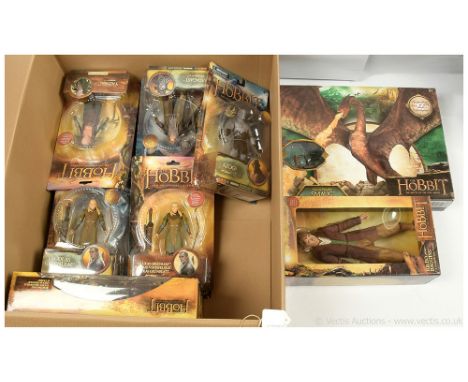 Vivid / The Bridge The Hobbit figures and figure pack x eleven includes Deluxe Poseable Smaug LE of 3000, Bilbo Baggins Thori