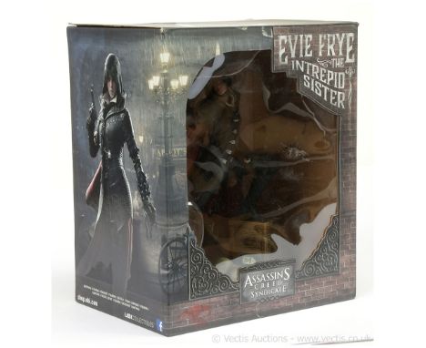 Assassin's Creed Syndicate Evie Frye The Intrepid Sister figurine, includes an Evie Frye lithograph Excellent, within Good to