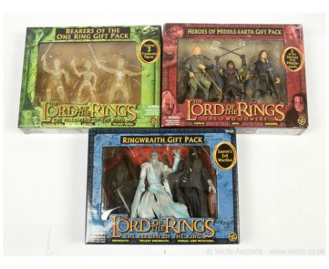 Toy Biz The Lord of the Rings figure gift packs x three includes The Two Towers Heroes of Middle-Earth Legolas, Gimli &amp; A