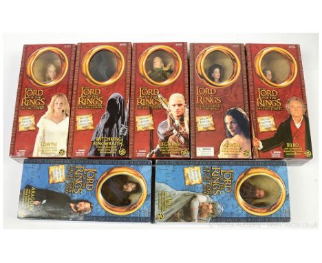 Toy Biz The Lord of the Rings Special Edition Collector Series large scale figures x seven includes Gimli, Aragon, Eowyn, Wit