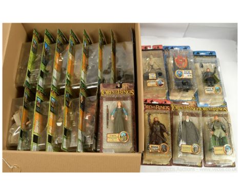Toy Biz The Lord of the Rings figures x twenty three includes Eomer, Arwen, Traveling Bilbo, Fiery Ringwraith, Sam Gamgee in 