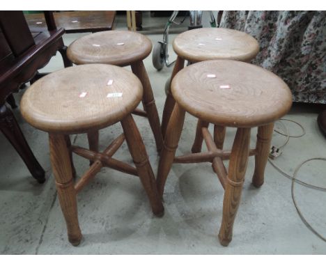 Four vintage stools