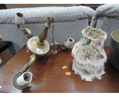 A vintage ceiling light