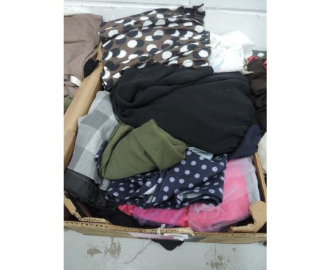 A box of ladies modern and retro skirts, some good makes such as M&amp;S and Frank Usher.  Various sizes and styles.