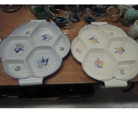 Two dessert dishes by Poole 
