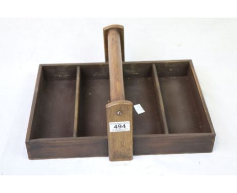 Vintage Oak Cutlery Tray