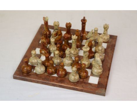 Vintage Stone Chess Set