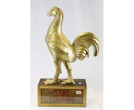 Vintage Courage Advertising Sign