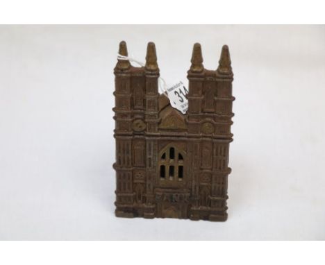Vintage Cast Iron Westminster Bank Money Box