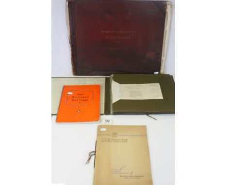 Four vintage books to include; The Midland Electric Corporation 1899, beautiful Britain, Our National Heritage, City of Birmi