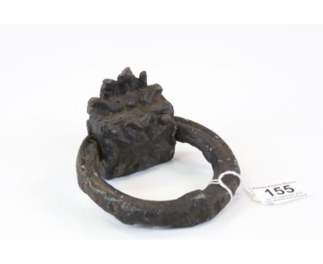 Georgian Iron Door Knocker in the shape of a Horseshoe