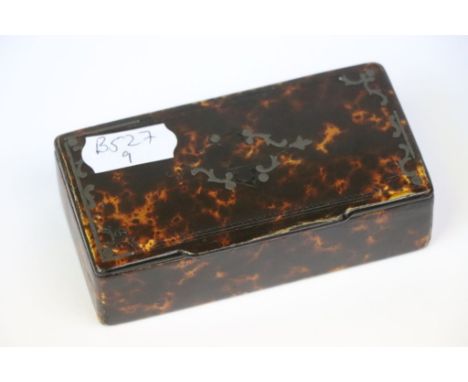 19th century Tortoiseshell Snuff Box