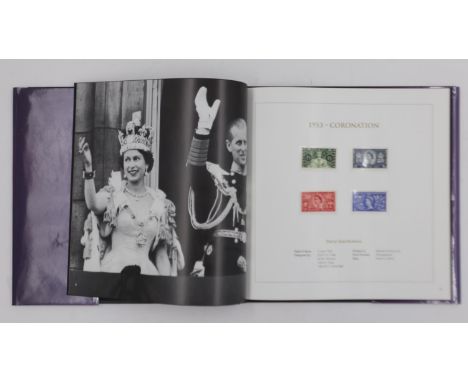 Queens 60th anniversary mint stamps limited edition book, 194/995. UK P&amp;P Group 1 (£16+VAT for the first lot and £2+VAT f