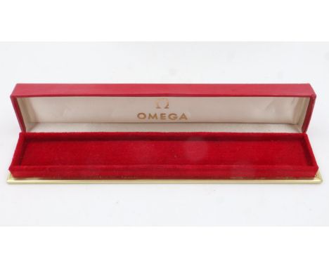 Vintage Omega watch box. UK P&amp;P Group 1 (£16+VAT for the first lot and £2+VAT for subsequent lots) 