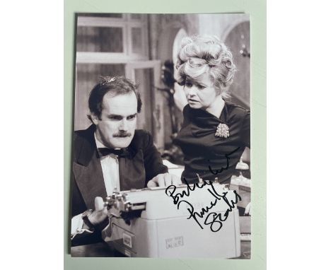 Prunella Scales Fawlty Towers Actress 7x5 inch signed photo. Good condition. All autographs come with a Certificate of Authen