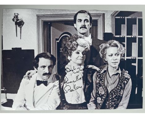 Prunella Scales Fawlty Towers Actress 12x8 inch signed photo. Good condition. All autographs come with a Certificate of Authe