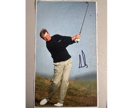 Ernie Els South African Golfer 10x8 approx magazine photo. Good condition. All autographs come with a Certificate of Authenti