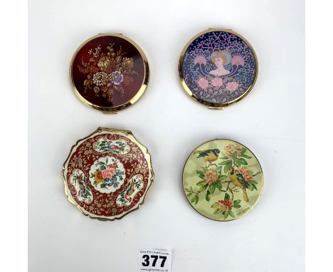 4 vintage Stratton compacts 