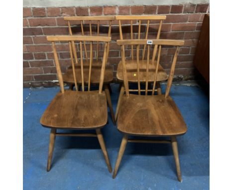 4 Ercol kitchen chairs, 15"w x 14"d x 31"h