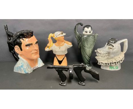 A Gary Seymour novelty teapot, modelled as Morrisey, inscribed 'Mozza - First of the Gang', signed, limited edition 6/30, 32.