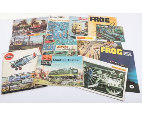 Quantity of Vintage Tr-ang, Hornby mamod related instructions and catalogues, large quantity of different catalogues and inst