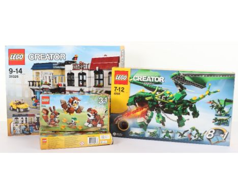 Lego Creator boxed sets 4894, 31026 and 31044, four Lego sets in total all boxed with instructions one is still sealed (4894)