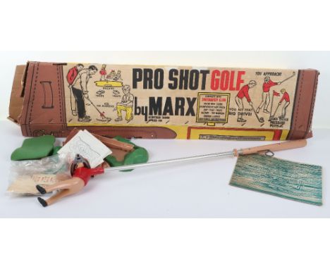 Three Boxed Marx Toys, Pro Shot Golf, Made In Gt. Britain Swansea, complete with instructions, score cards etc, Marx Hong Kon