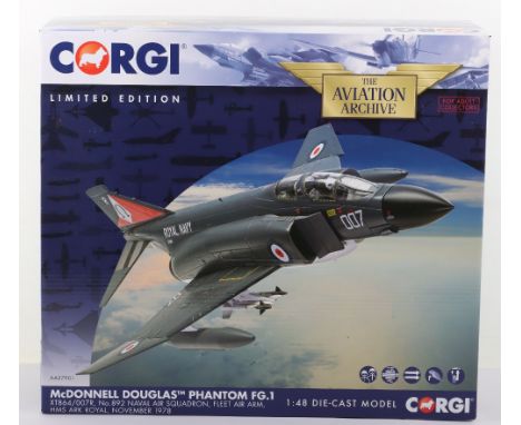 Corgi “The Aviation Archive” AA27901 McDonnell Douglas Phantom FG.1, model is in near mint condition appears to have been dis