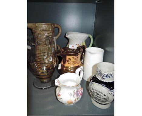 A selection of vintage jugs and pitchers