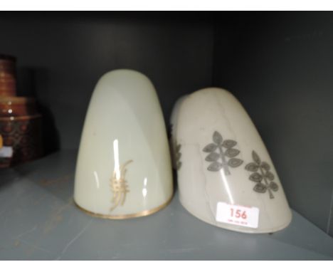 A selection of vintage lamp shades most AF