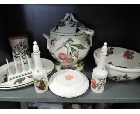 A selection of vintage ceramics by Portmeirion Pomona pattern