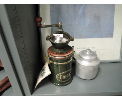A modern coffee grinder mill jar and similar jar