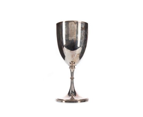 R.B.Y.C. SILVER TROPHY CUP, maker James Deakin &amp; Sons, Sheffield 1906, the bowl inscribed 'R.B.Y.C. TOWN CUP WON BY "CLUT