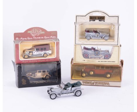 Days Gone Rolls Royce model and five others (five boxed).