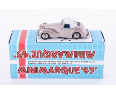 Mini Marque'43 metal scale model, Triumph Roadster No. 3, boxed.