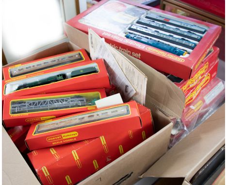 A collection of Hornby OO Gauge model railway, the collection was purchased in the 1970s and stored since 1979, three sets ha