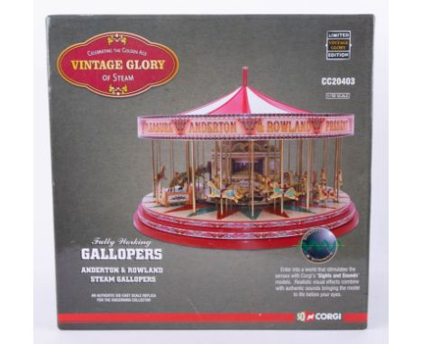 Corgi 1/50th scale Gallopers Glory of Steam model, boxed.