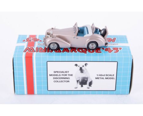 Mini Marque'43 metal scale model, Triumph Roadster No. 1, boxed.