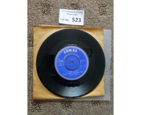 Records : Buddy Holly 'Look at Me'- F12263 - 7" Coral Q72445 Demo  - barely played in excellent condition