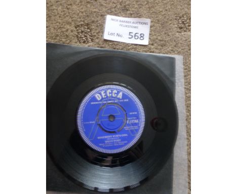 Records : Billy Fury 'Somebody Else's Girl' - Decca - F11744 - 7" Demo 1963 - fine condition barely played