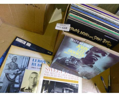 Records : 50+ Blues &amp; Jazz albums all look in great condition inc J Lee Hooker, Buddy etc