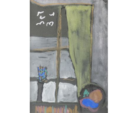 Tony O'Malley HRHA (1913-2003)November Morning, Sea Cottage St. Ives (1976)Mixed media on paper, 24.5 x 17cm (10½ x 7")Dated 