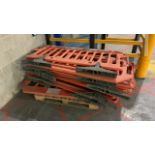 Oxford Plastics Orange Safety Barriers Approximately 15