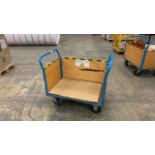 Warehouse Platform Truck With Wooden Panels