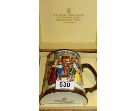 Beswick The Christmas Carol Yule tankard 1972 with original box