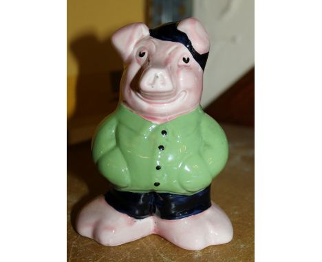 Wade ceramic pig Cousin Wesley money box, H ~ 15cm
