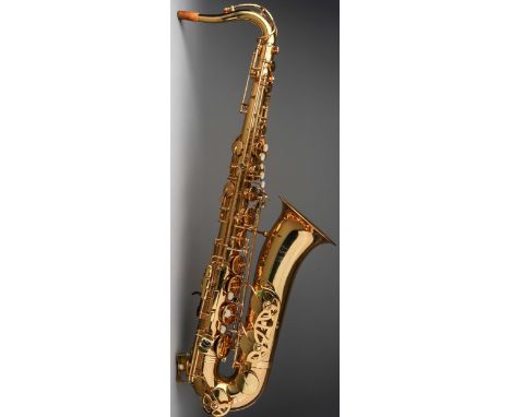 A cased Buffet Evette Crampon brass alto saxophone, serial no.803473 R.O.C., areas of tarnish rust in places