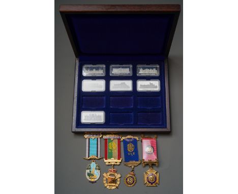 A Royal Antediluvian Order Of Buffaloes (RAOB) - a silver gilt and enamelled medal to Bro Eric Hindley, Ye Old Castle Lodge, 