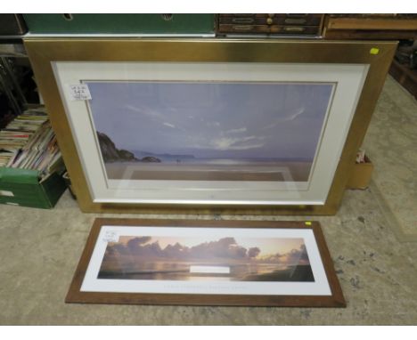 A LARGE FRAMED SPENCER SEE PRINT &amp; ANOTHER PRINT (2)