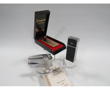 THREE VINTAGE LIGHTERS TO INCLUDE A KINGWAY AVENGER EXAMPLE 